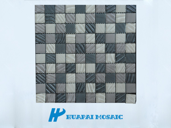 玻璃混合石材馬賽克